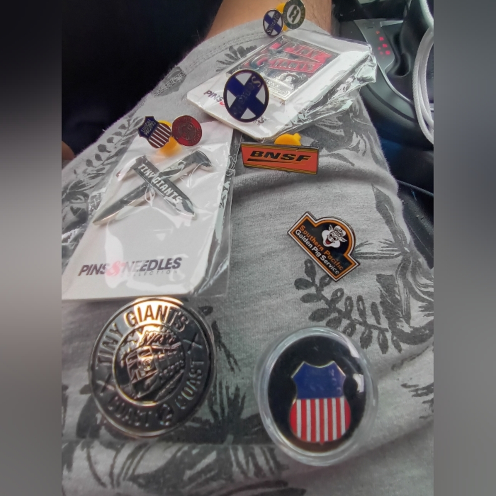 Rail road Pins